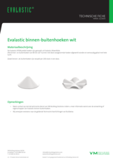 Evalastic binnen- en buitenhoeken wit- TF